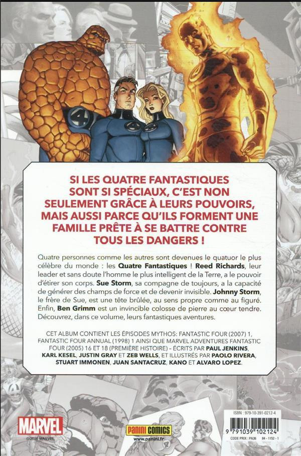 Verso de l'album Fantastic Four