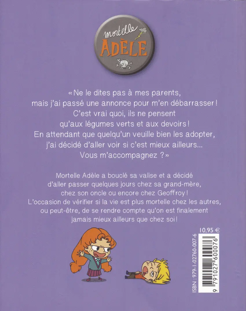 Verso de l'album Mortelle Adèle Tome 8 Parents à vendre