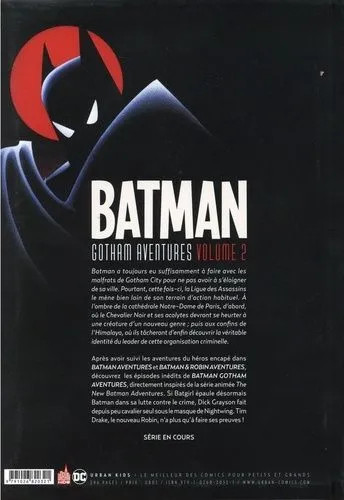 Verso de l'album Batman Gotham Aventures Volume 2