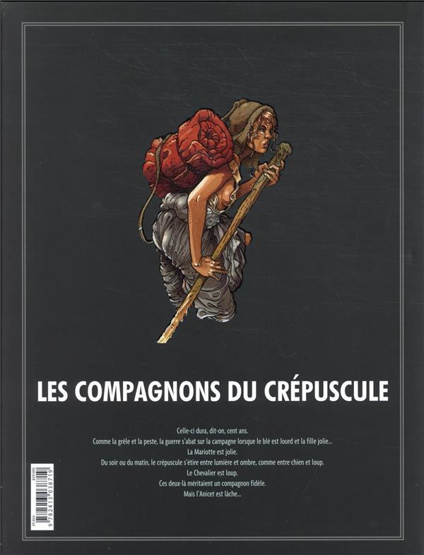 Verso de l'album Les Compagnons du crépuscule Edition Intégrale