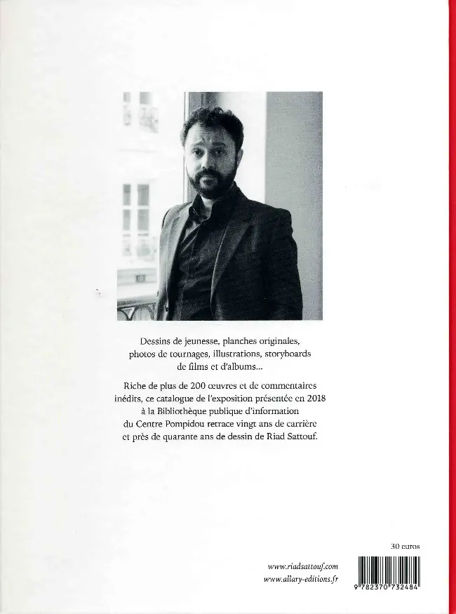 Verso de l'album L'écriture dessinée