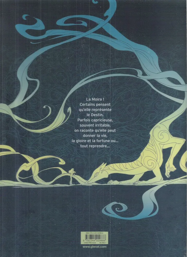 Verso de l'album La Moïra Tome 1 La louve et l'enfant