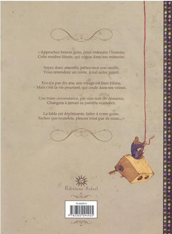 Verso de l'album Eco