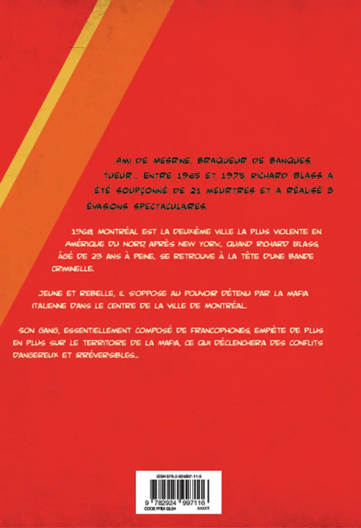 Verso de l'album Blass - Le Chat sur un toit brûlant