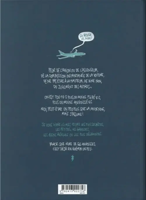 Verso de l'album Peurs bleues