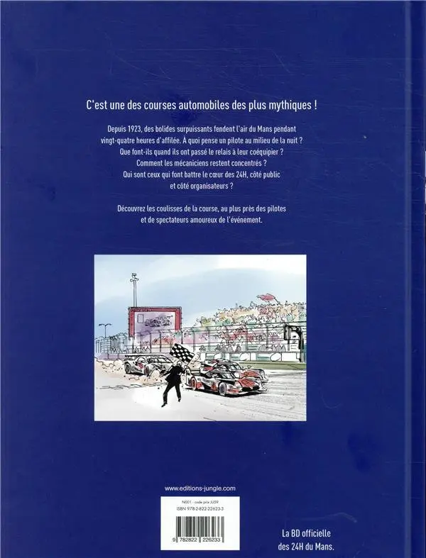 Verso de l'album 24 heures du Mans Chrono