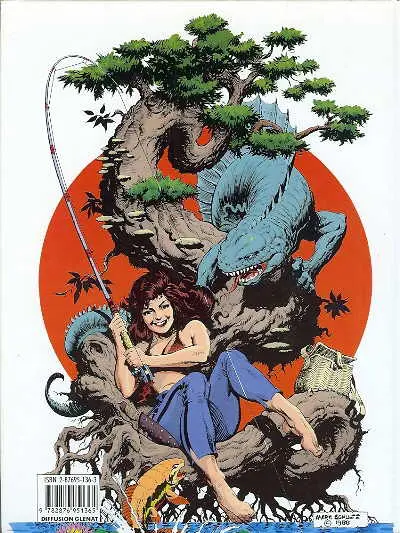 Verso de l'album Chroniques de l'ère Xénozoïque Tome 4 Cadillacs & Dinosaures