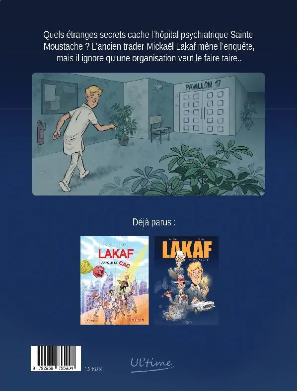 Verso de l'album Lakaf 2 Micmac à l'asile