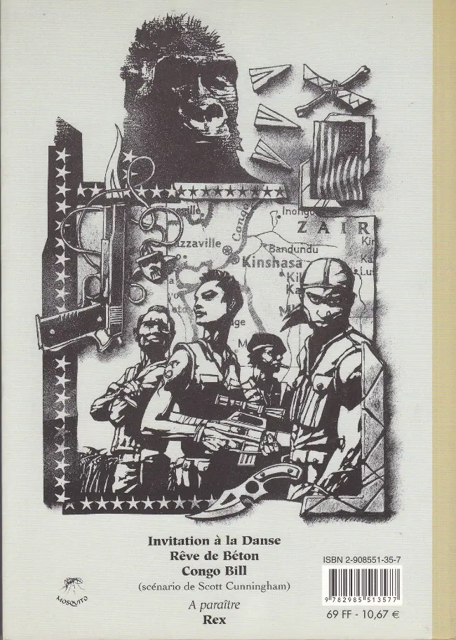 Verso de l'album Congo Bill