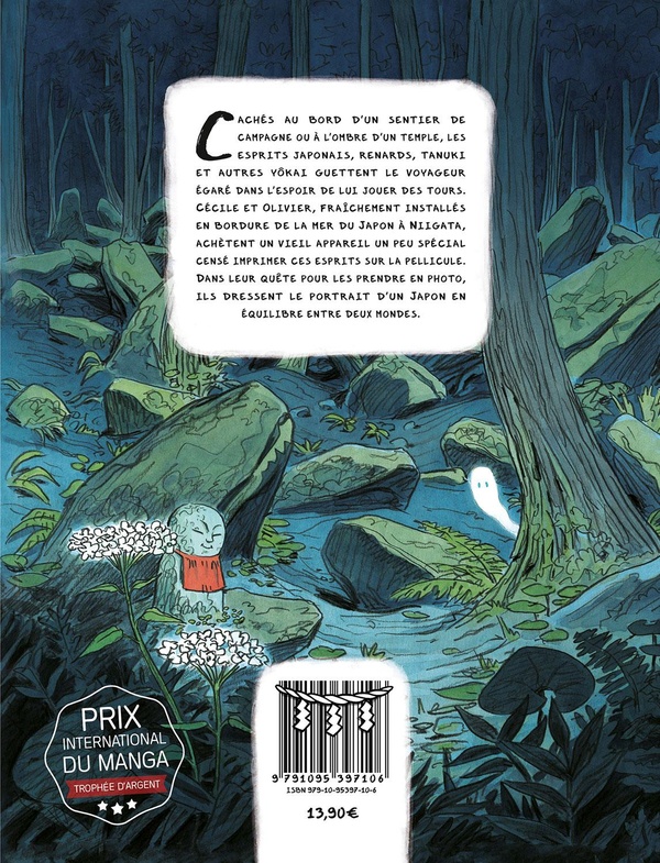 Verso de l'album Onibi Carnets du Japon invisible