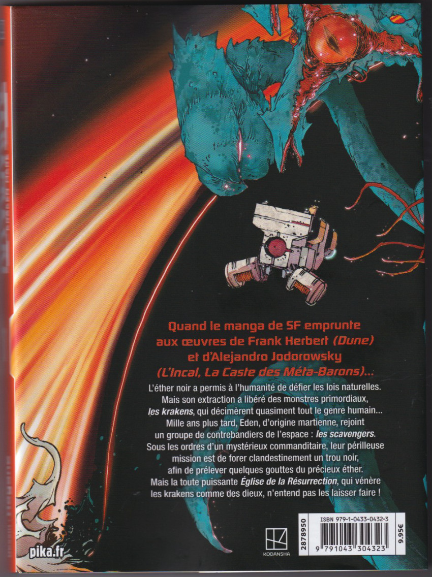 Verso de l'album Kraken Mare Tome 1