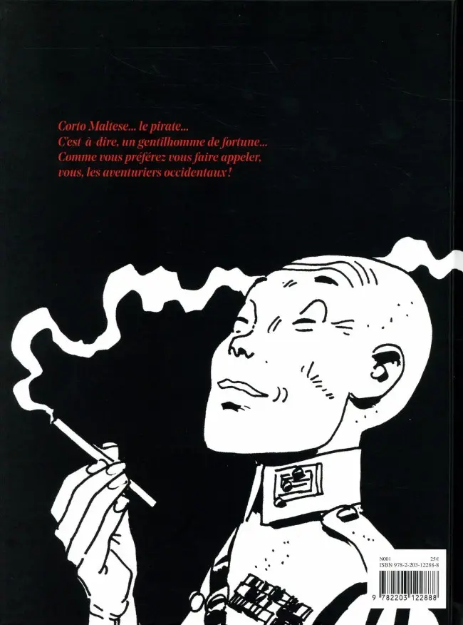 Verso de l'album Corto Maltese Tome 6 En Sibérie