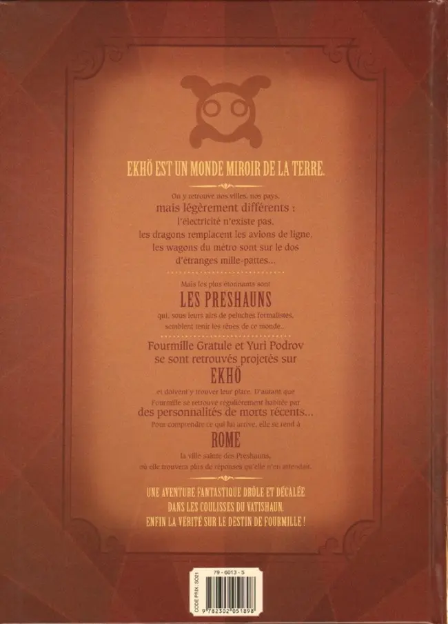 Verso de l'album Ekhö monde miroir Tome 5 Le Secret des Preshauns