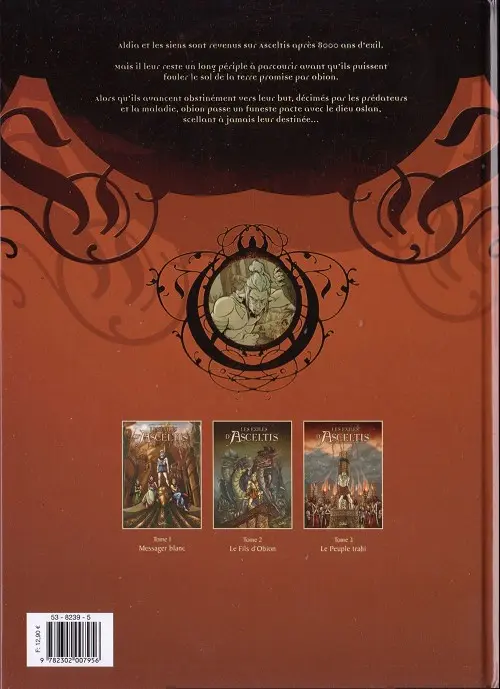 Verso de l'album Les Exilés d'Asceltis Tome 3 Le peuple trahi