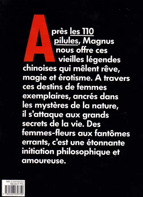 Verso de l'album Femmes envoûtées