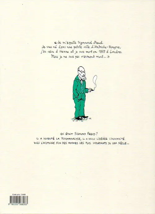 Verso de l'album Freud