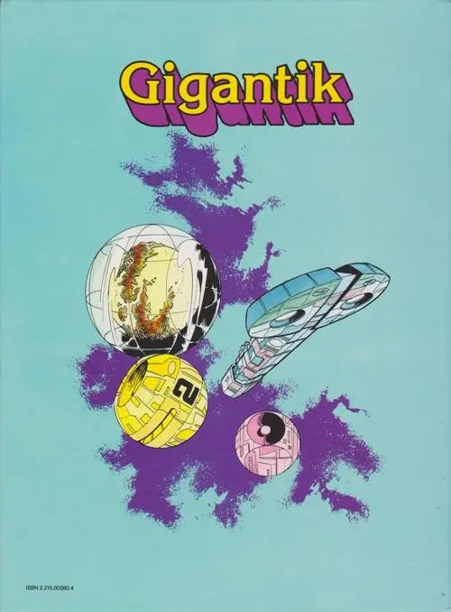 Verso de l'album Gigantik Tome 2 La planète des damnés