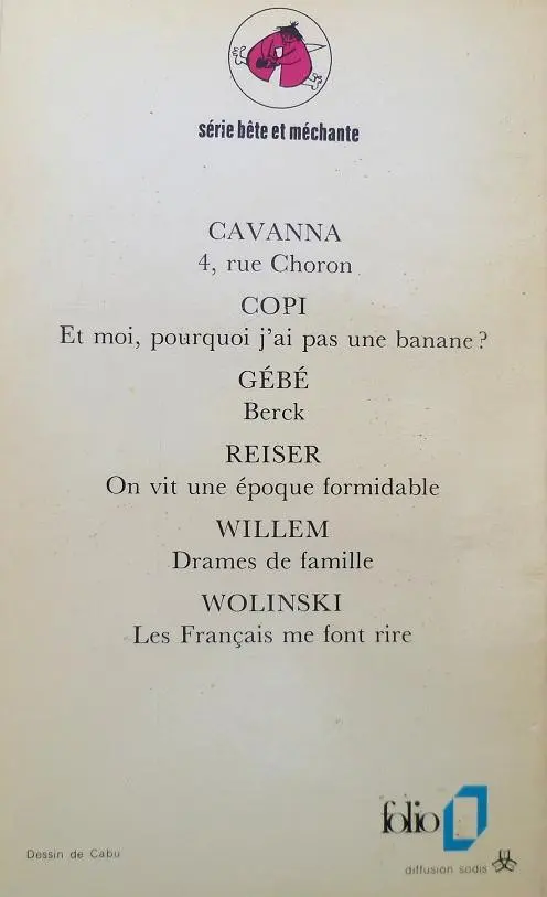 Verso de l'album Le Grand Duduche Tome 3 L'ennemi intérieur