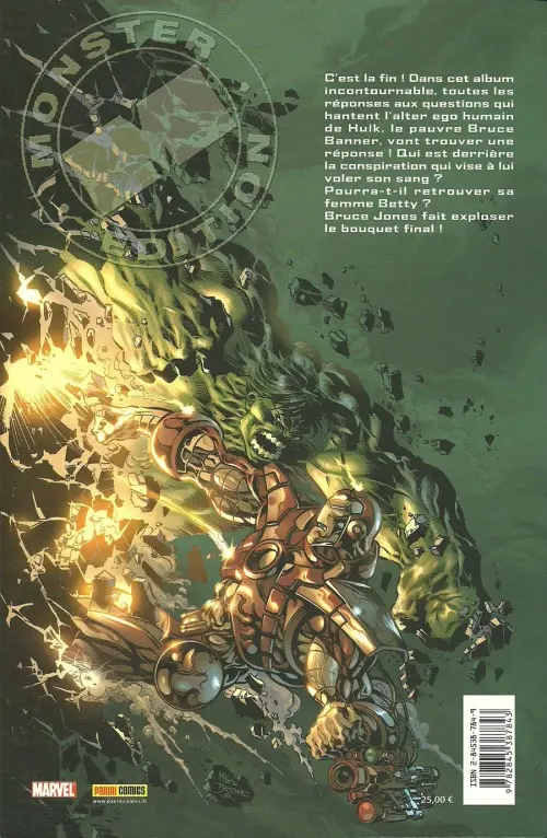 Verso de l'album Hulk Tome 2 Tandem