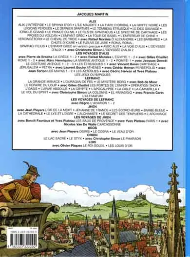 Verso de l'album Les voyages de Jhen Tome 3 Carcassonne
