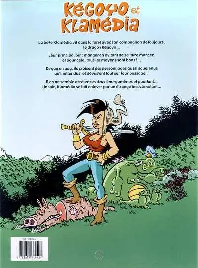 Verso de l'album Kegoyo & Klamédia Tome 1 Excentrique fantasy
