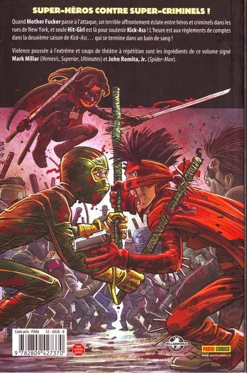 Verso de l'album Kick-Ass 2 Tome 2 Shoot de rue