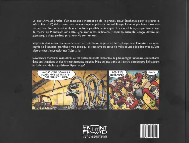 Verso de l'album La Ligne rouge