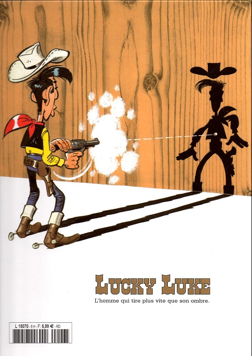 Verso de l'album Lucky Luke La collection Tome 6 Jesse James