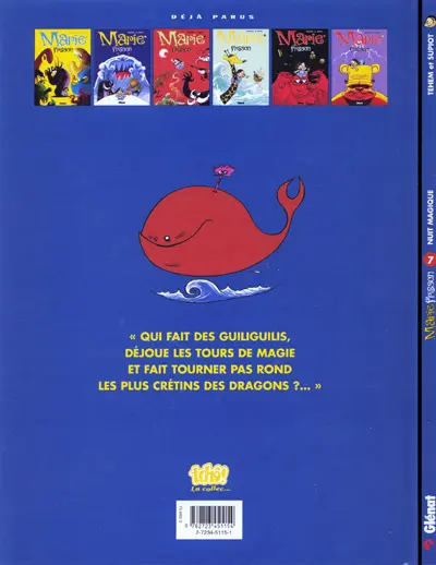Verso de l'album Marie Frisson Tome 7 Nuit magique