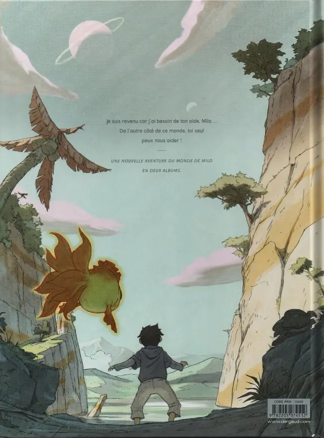 Verso de l'album Le Monde de Milo Tome 3 La Reine Noire 1/2