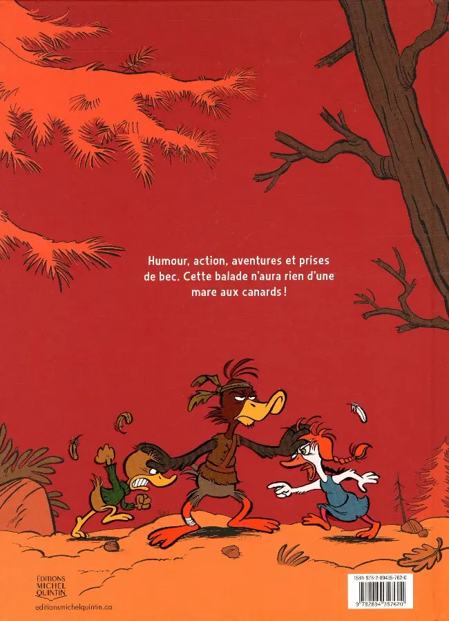 Verso de l'album Les Pieds palmés Tome 1 Les terres arides