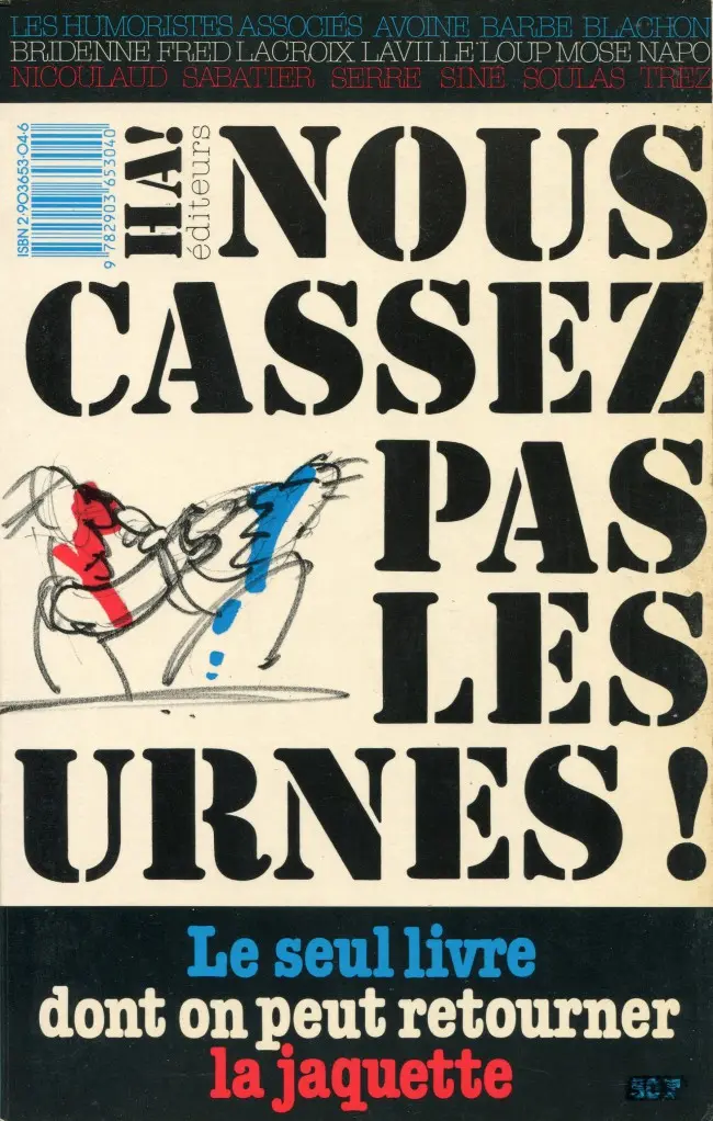 Verso de l'album Politicons Tome 1