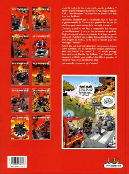 Verso de l'album Les Pompiers Tome 10 Lance à incident