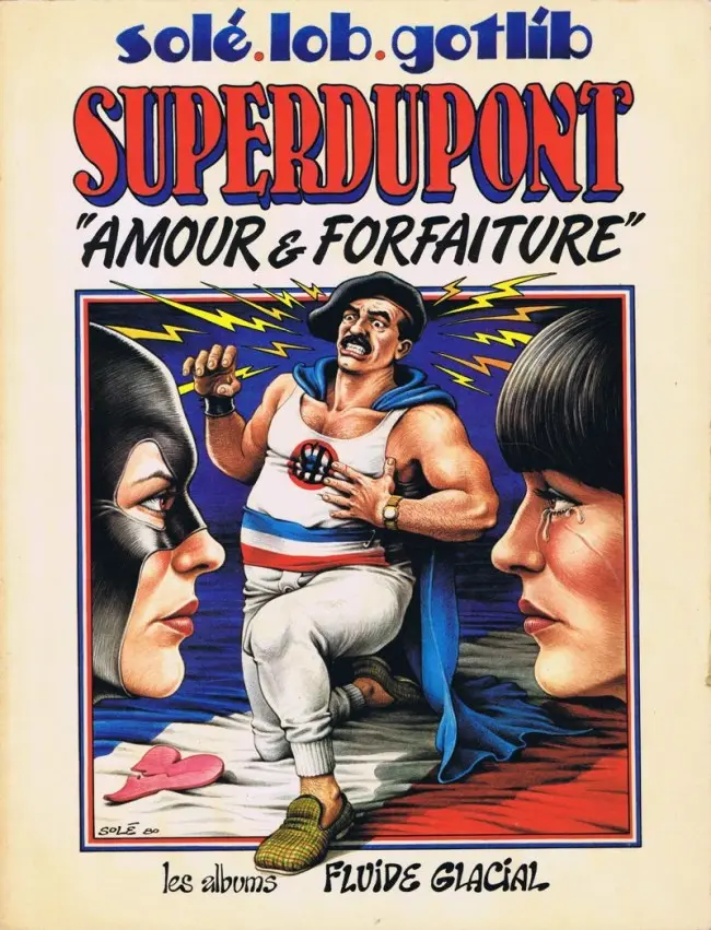 Couverture de l'album SuperDupont Tome 2 Amour & forfaiture