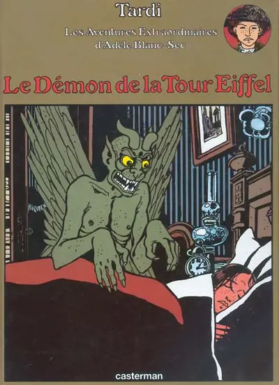Couverture de l'album Les Aventures Extraordinaires d'Adèle Blanc-Sec Tome 2 Le Démon de la Tour Eiffel