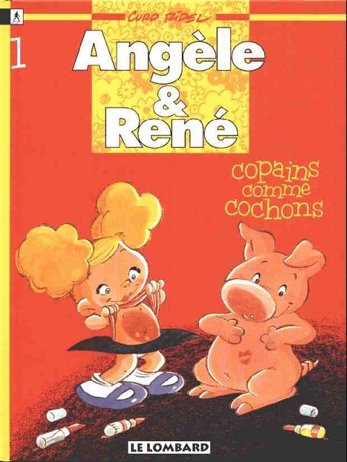 Couverture de l'album Angèle & René Tome 1 Copains comme cochons