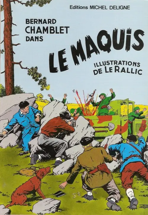 Couverture de l'album Bernard Chamblet Tome 2 Bernard Chamblet dans le maquis