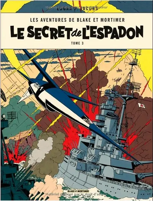 Couverture de l'album Blake et Mortimer Tome 3 Le Secret de l'Espadon