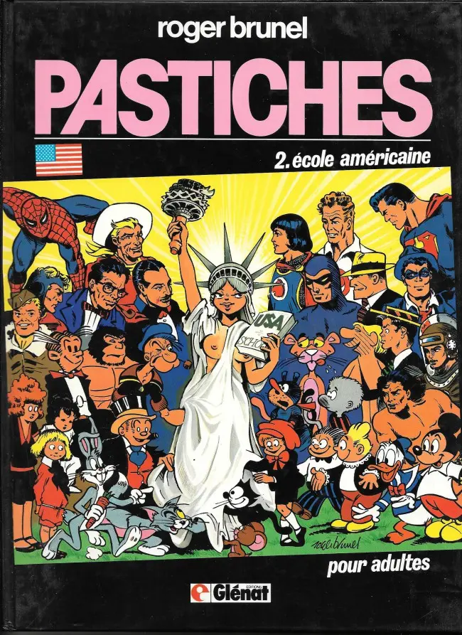 Couverture de l'album Pastiches Tome 2 École américaine