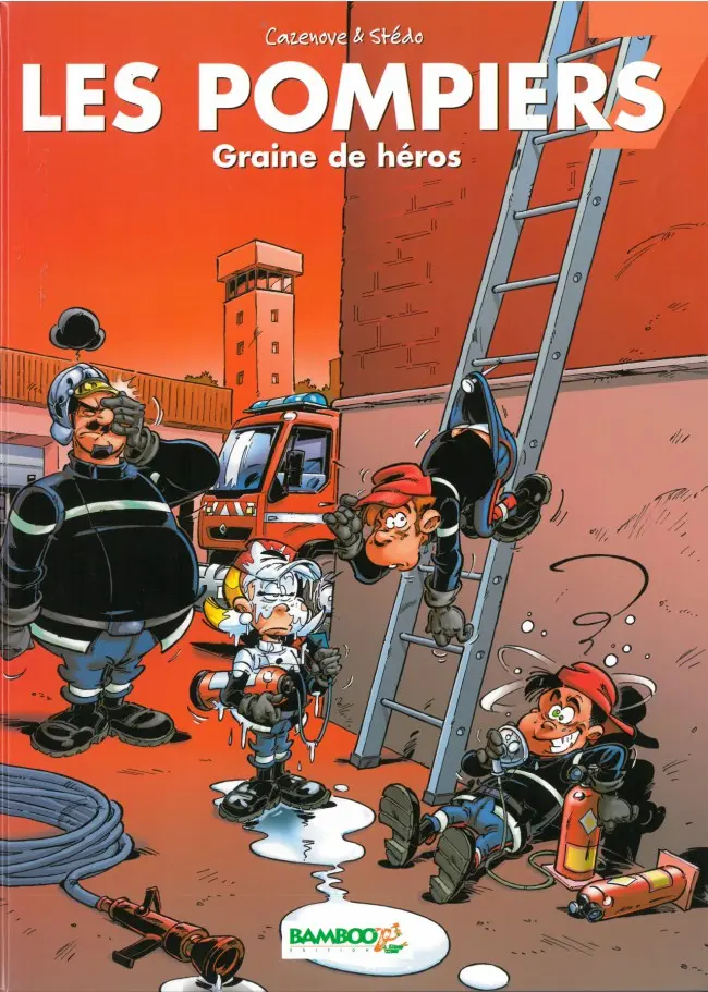 Couverture de l'album Les Pompiers Tome 7 Graine de héros