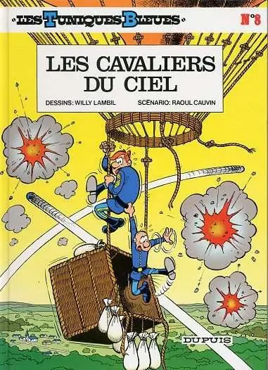Couverture de l'album Les Tuniques Bleues Tome 8 Les cavaliers du ciel
