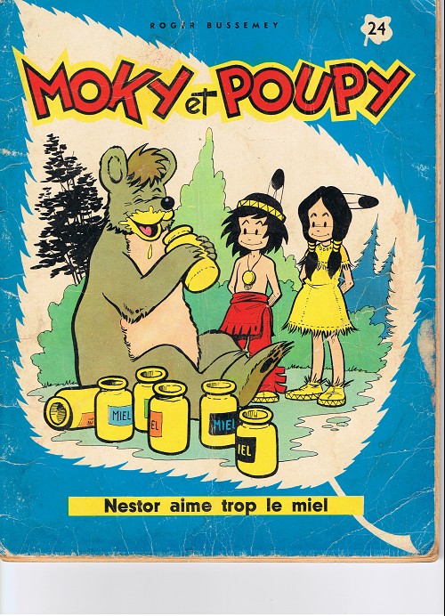 Couverture de l'album Moky et Poupy Tome 24 Nestor aime trop le miel