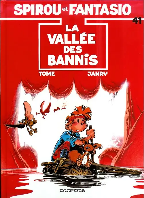 Couverture de l'album Spirou et Fantasio Tome 41 La vallée des bannis