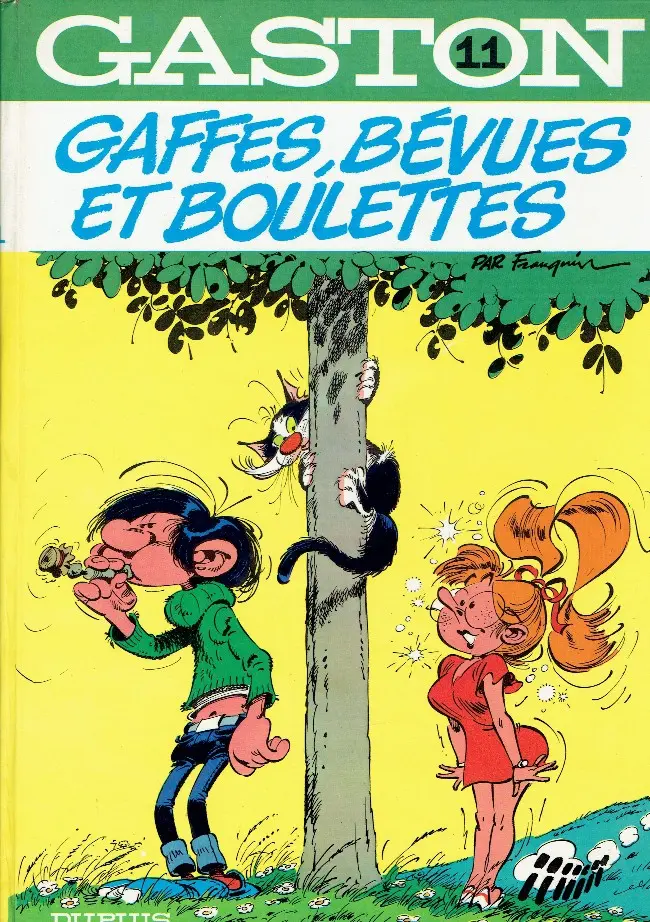 Couverture de l'album Gaston Tome 11 Gaffes, bévues et boulettes