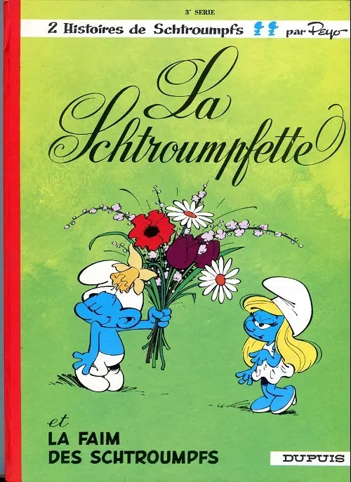 Couverture de l'album Les Schtroumpfs Tome 3 La Schtroumpfette