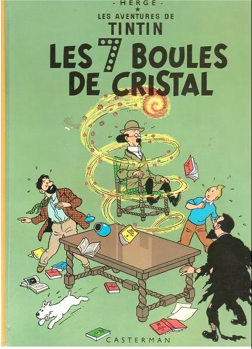 Couverture de l'album Tintin Tome 13 Les 7 boules de cristal