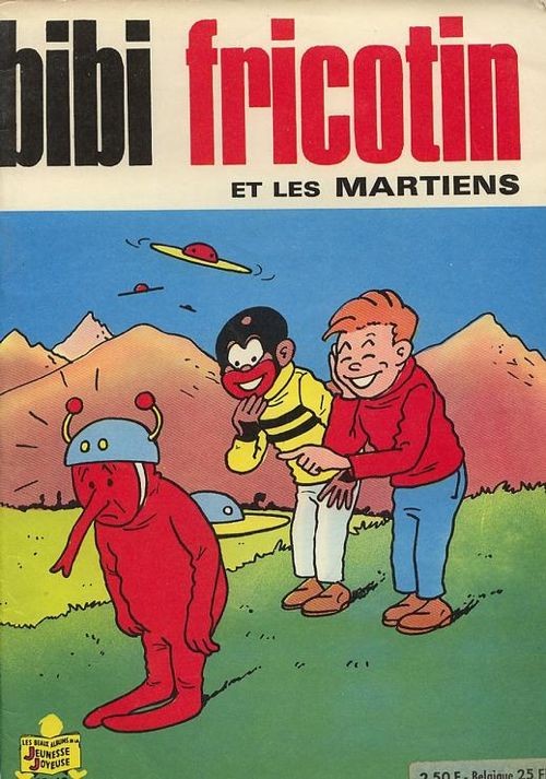 Couverture de l'album Bibi Fricotin 2e Série - Societé Parisienne d'Edition Tome 46 Bibi Fricotin et les Martiens