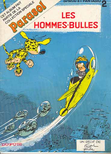 Couverture de l'album Spirou et Fantasio Tome 17 Les Hommes-bulles