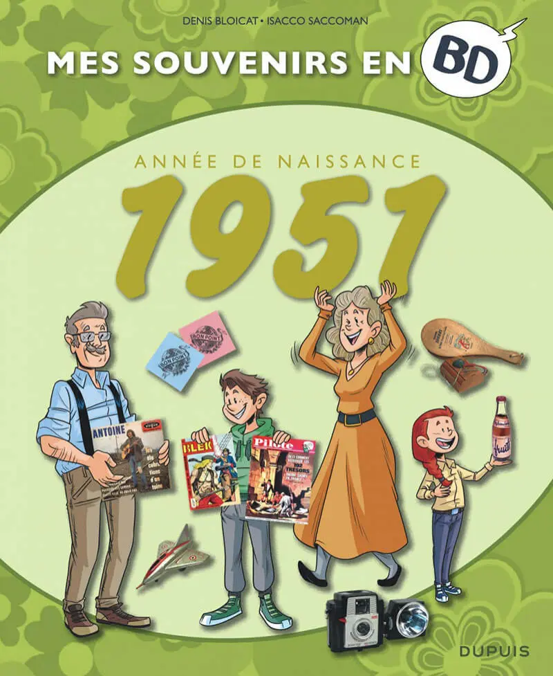 Couverture de l'album Mes souvenirs en BD Tome 12 Année de naissance 1951