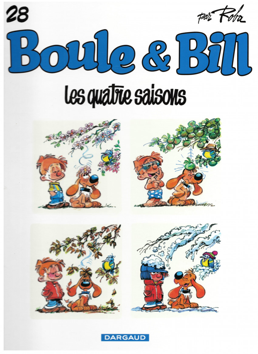 Couverture de l'album Boule & Bill Tome 28 Les quatre saisons